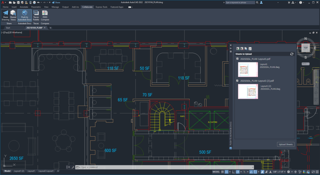 AutoCAD 2022 Push