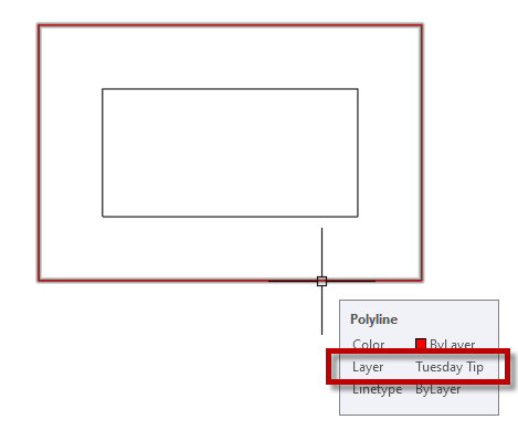 AutoCAD Offset Layer Example