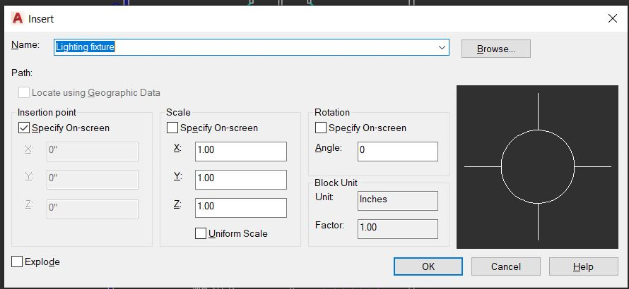 Insert Multiple Command AutoCAD