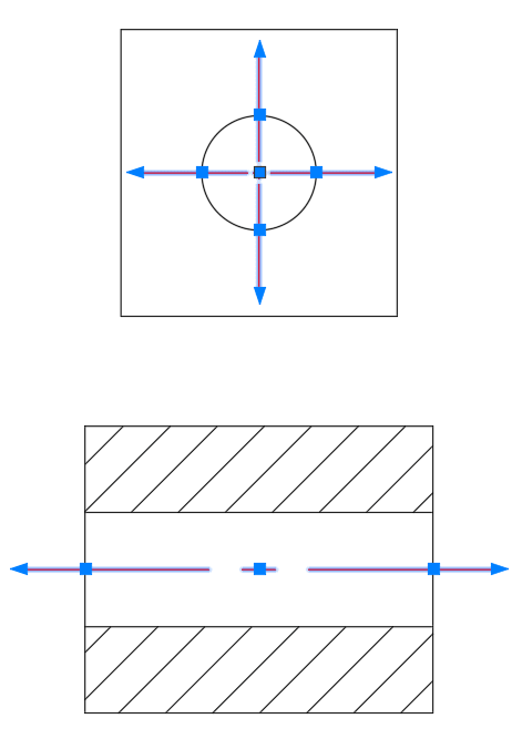 editing centerlines and center marks AutoCAD