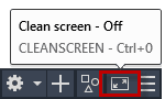 Clean Screen AutoCAD