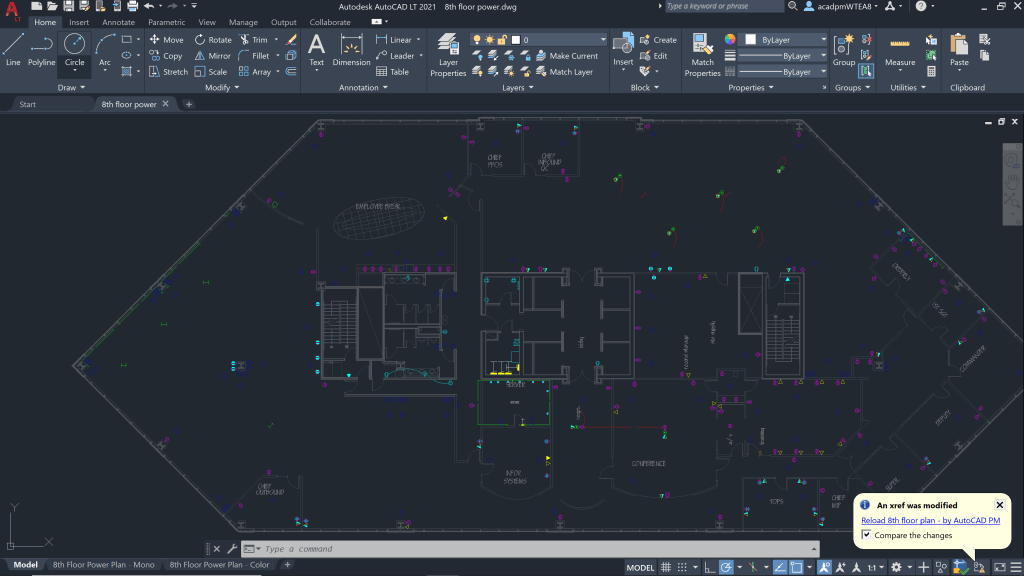 AutoCAD 2021 Xref Compare