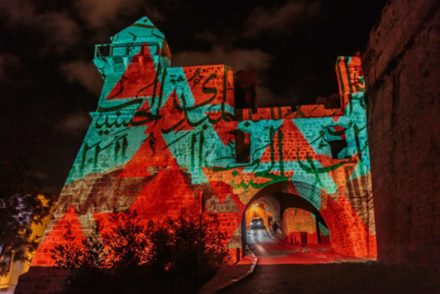 3D projection Ibiza Light Festival Andrei Visuals AutoCAD