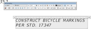 AutoCAD text editor