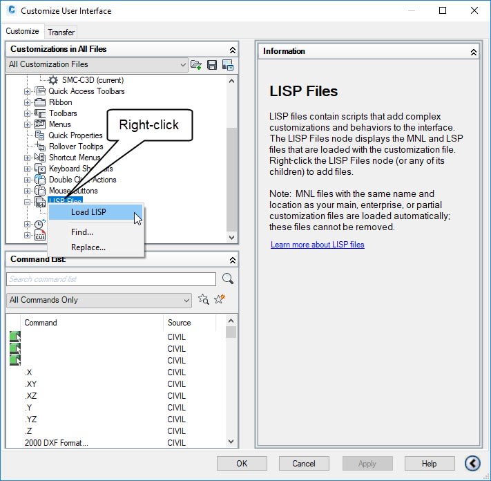 LISP Files AutoCAD