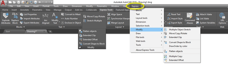 Tuesday Tips: AutoCAD Express Tools