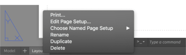 AutoCAD 2018.1 for Mac Update: Page Setup