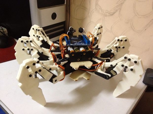 Surprising Things Designed in AutoCAD: Hexapod Robot