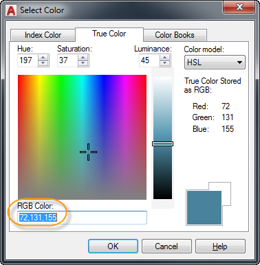 AutoCAD_2018_User_Interface_Select_Color_Dialog_Box