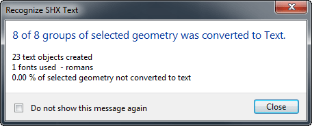 Geometry Converted Text PDF AutoCAD 2018
