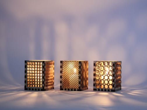 Holiday Centerpieces with AutoCAD: Lasercut Tealight Holders