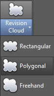 AutoCAD revision clouds on the ribbon.