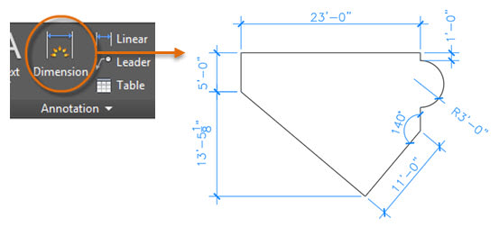 AutoCAD dimension types. Hitchhiker's guide to basics of AutoCAD dimensions.