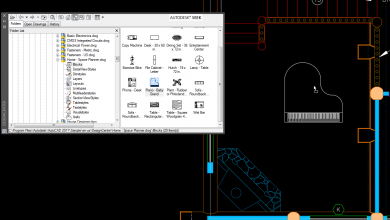 AutoCAD DesignCenter tab on ribbon. Tuesday Tips with Heidi.