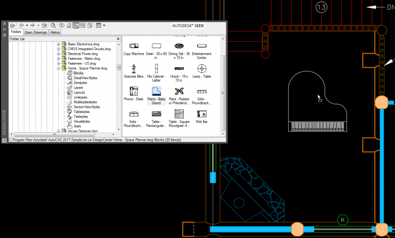 AutoCAD DesignCenter tab on ribbon. Tuesday Tips with Heidi.