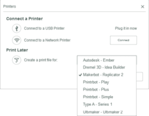 AutoCAD 2017 - Selecting a printer in Print Studio.