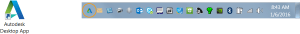 Desktop and status bar icons