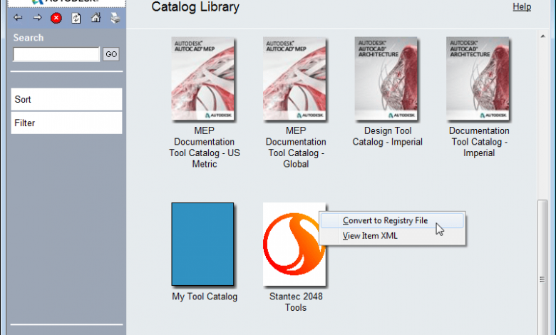 Publish AutoCAD-based product catalog data in a bootstrapped deployment.
