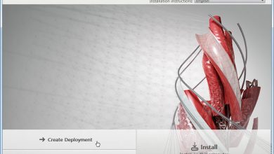AutoCAD Create Deployment screen