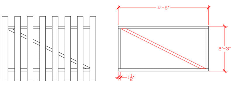 AutoCAD gate design. Real-life drawing tips, Part 1.