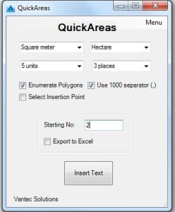 Calculate area in AutoCAD