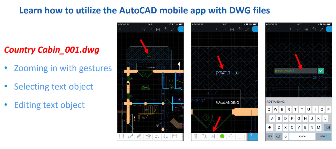 AutoCAD mobile app AU video 