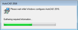  AutoCAD 2016 secondary installer dialog box. 