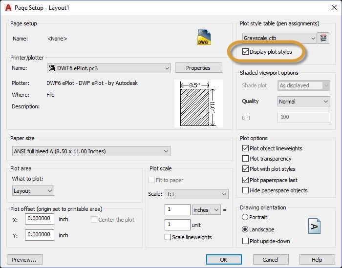 Enabling a WYSIWG Format in AutoCAD