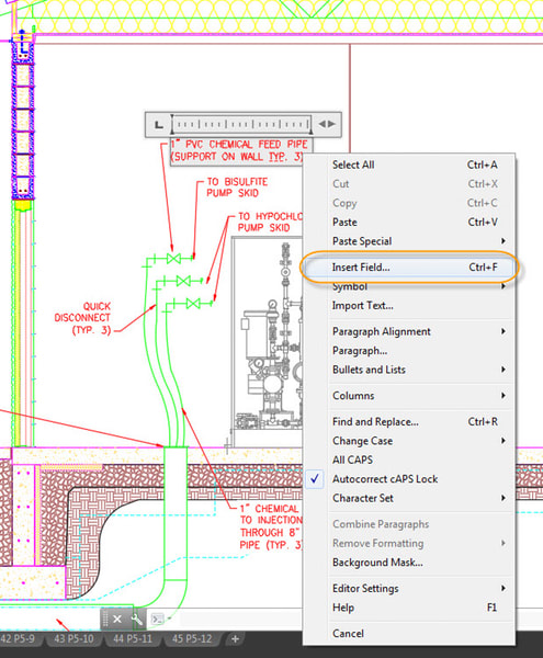 AutoCAD Fields
