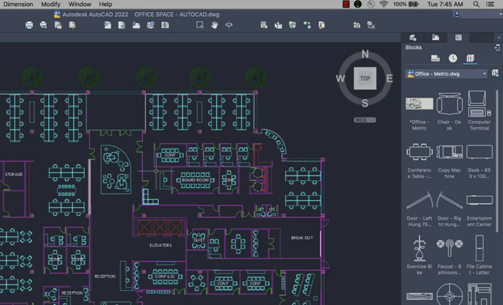 AutoCAD 2022 for Mac Block libraries