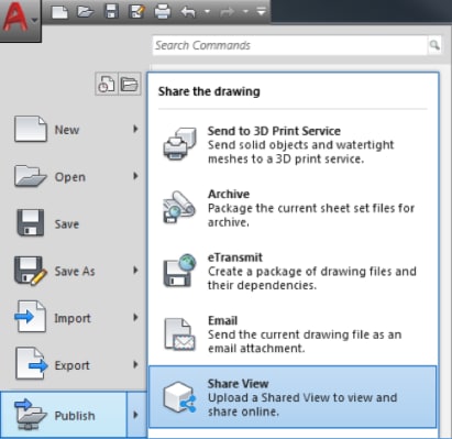 AutoCAD 2019 Shared Views: Creating a Shared View