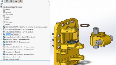 Rename component names in the Feature manager design tree